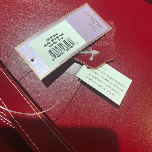 McKlein Burgundy Bag NWT - Picture 8 of 11